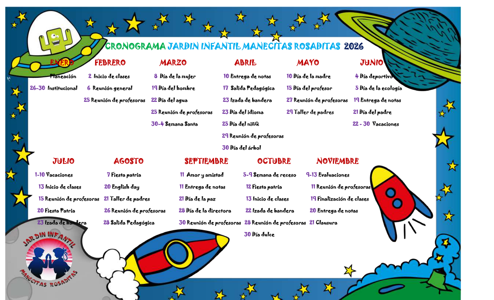 Documento Oficial Cronograma 2026