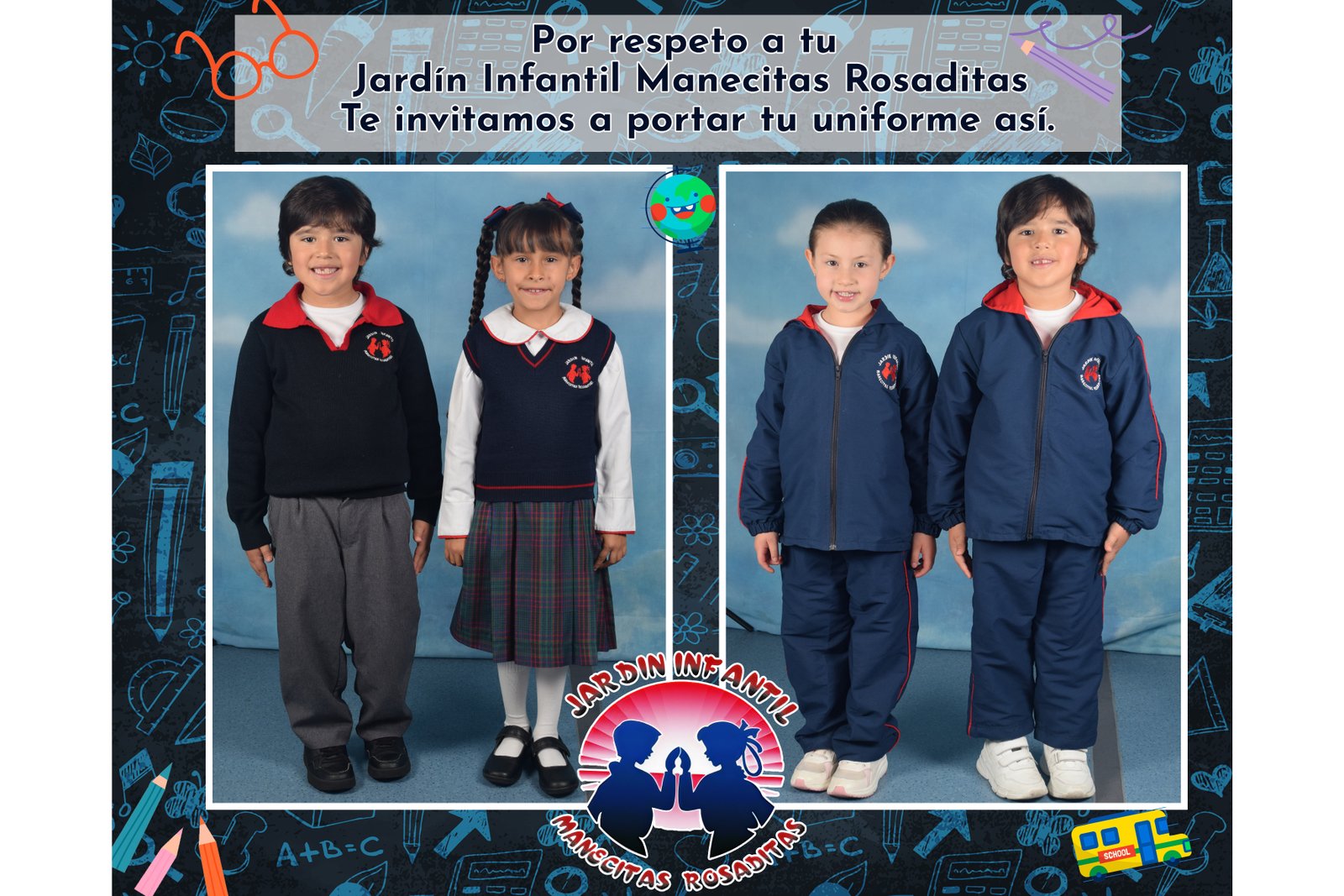 Guía de Uniformes Manecitas Rosaditas
